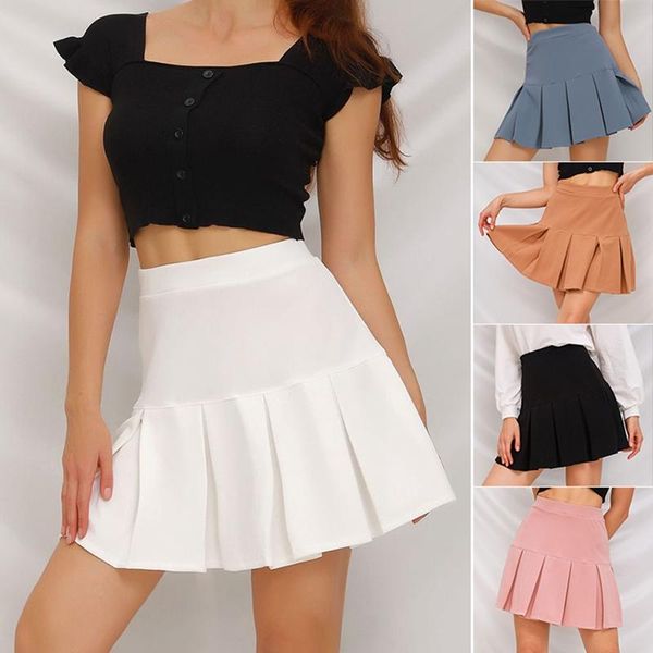 solid pleated skirts womens preppy style high waist casual 90s mini skirt woman y2k fashion streetwear, Black
solid pleated skirts womens preppy style high waist casual 90s mini skirt woman y2k fashion streetwear, Black