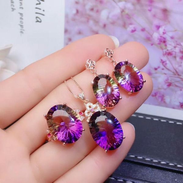 meibapj natural amethyst gemstone fine wedding jewelry set 925 pure silver necklace ring earrings suit for women bracelet, &, Black
meibapj natural amethyst gemstone fine wedding jewelry set 925 pure silver necklace ring earrings suit for women bracelet, &, Black