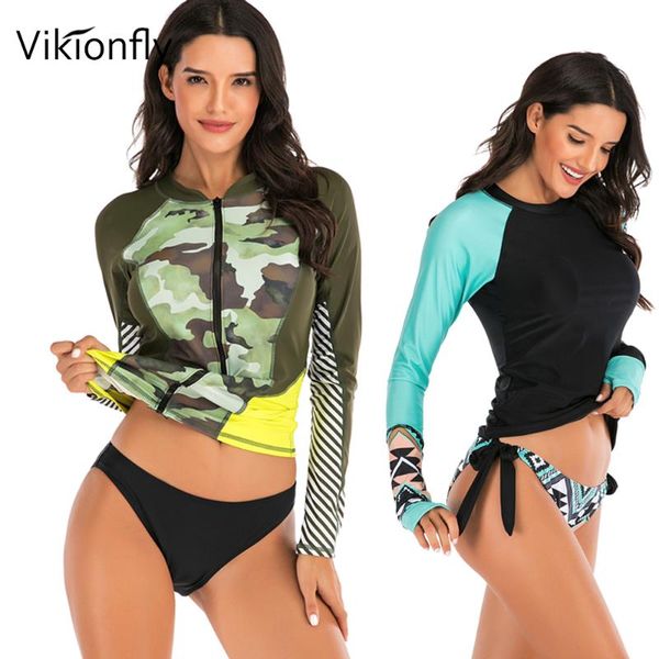 one-piece suits vikionfly 2021 surfing swimming suit for women sport long sleeve swimwear 2 two piece tankini swimsuits bathing bikini
one-piece suits vikionfly 2021 surfing swimming suit for women sport long sleeve swimwear 2 two piece tankini swimsuits bathing bikini