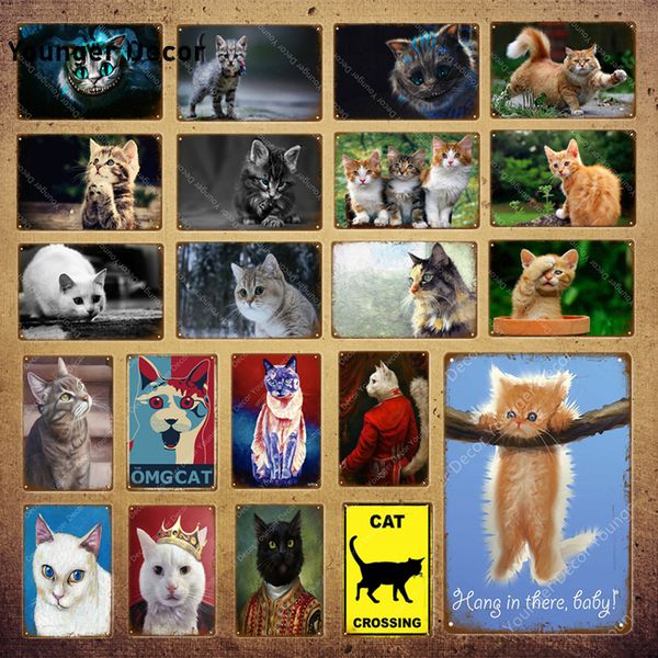 lovely animal cat metal poster vintage art painting signs wall stickers wall picture kids room decor nordic decoration yi-1461
lovely animal cat metal poster vintage art painting signs wall stickers wall picture kids room decor nordic decoration yi-1461