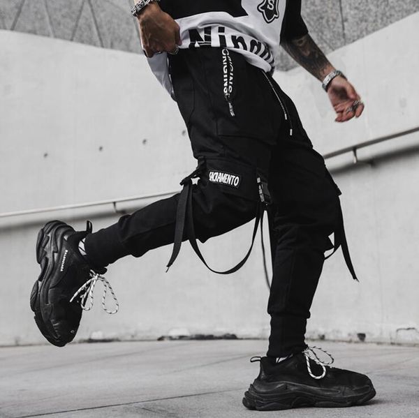 spring hip hop joggers men black harem pants multi-pocket ribbons man sweatpants streetwear casual mens m-3xl men's
spring hip hop joggers men black harem pants multi-pocket ribbons man sweatpants streetwear casual mens m-3xl men's