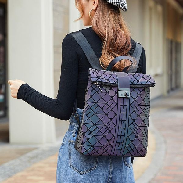 geometric backpacks for women 2021 school backpack student bags female luminous travel bagpack bag holographic mochila style
geometric backpacks for women 2021 school backpack student bags female luminous travel bagpack bag holographic mochila style