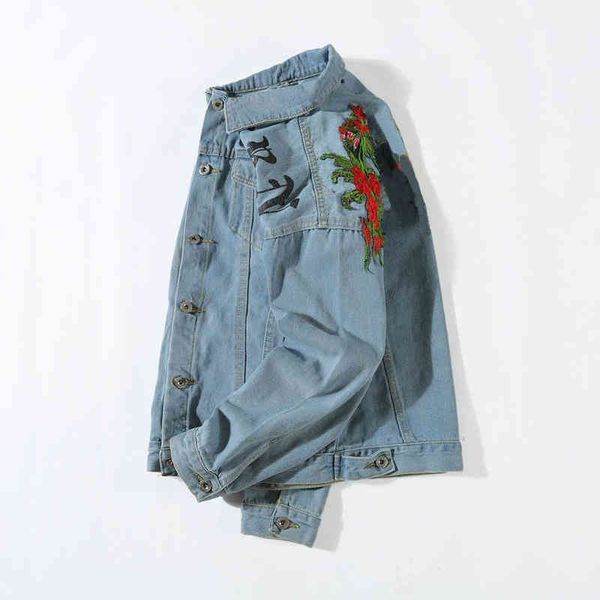 french designer ladies rose embroidery motorcycle denim jacket men gcuu logo casual loose couple with the same paragraph b27, Black;brown
french designer ladies rose embroidery motorcycle denim jacket men gcuu logo casual loose couple with the same paragraph b27, Black;brown