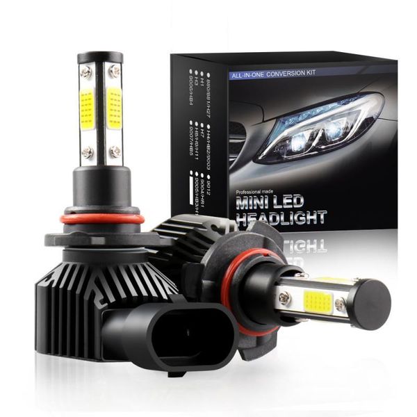 car headlights 9006 led headlight kits 5000lm combo 4-side high low beam bulb 6000k white bulbs accessories
car headlights 9006 led headlight kits 5000lm combo 4-side high low beam bulb 6000k white bulbs accessories