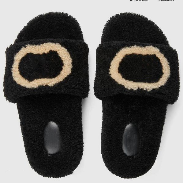 women merino wool flat slipper soft designer men interlocking letter rubber outsole slide sandal, Black
women merino wool flat slipper soft designer men interlocking letter rubber outsole slide sandal, Black