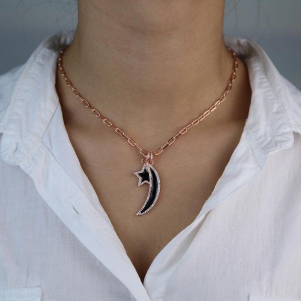 design moon star necklace gold rose silver 3 colors enamel open chain collar chains
design moon star necklace gold rose silver 3 colors enamel open chain collar chains