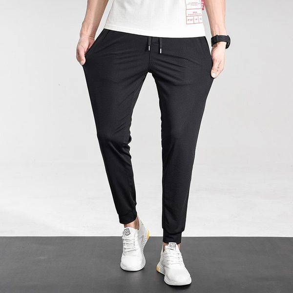 running pants ice silk mesh men's cropped trousers size 5xl jogger training summer quick dry casual air-conditioned black sport, Black;blue
running pants ice silk mesh men's cropped trousers size 5xl jogger training summer quick dry casual air-conditioned black sport, Black;blue