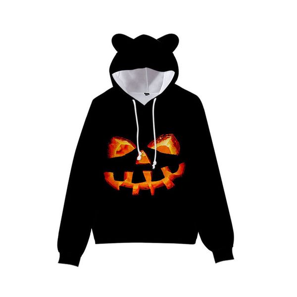 pumpkin mouth print cute boy girl clothes hooded 3d printing hooded sweater autumn early winter ears hooded pullover, Black
pumpkin mouth print cute boy girl clothes hooded 3d printing hooded sweater autumn early winter ears hooded pullover, Black