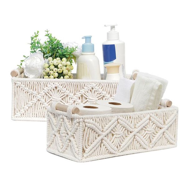 tissue boxes & napkins woven cotton rope storage basket multifunctional box vintage decoration for kitchen living room bathroom ali88
tissue boxes & napkins woven cotton rope storage basket multifunctional box vintage decoration for kitchen living room bathroom ali88