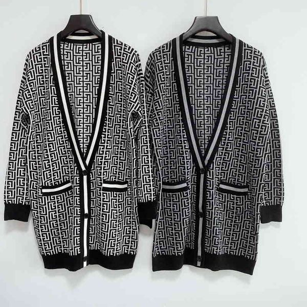 women's tracksuits winter maxi cardigan fende sweater wool blended blouse knitwear ladies knitted casual coat v neck f wording eof6, Gray
women's tracksuits winter maxi cardigan fende sweater wool blended blouse knitwear ladies knitted casual coat v neck f wording eof6, Gray