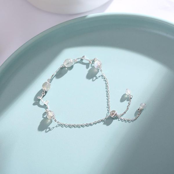 charm bracelets 925 sterling silver 6mm opal beads bracelet elegant fashion hand strap for women girls lady jewelry, Golden;silver
charm bracelets 925 sterling silver 6mm opal beads bracelet elegant fashion hand strap for women girls lady jewelry, Golden;silver