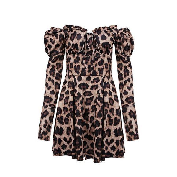 casual dresses fall dress women elegant puff sleeve leopard printed ruched party mini vestidos vacation, Black;gray
casual dresses fall dress women elegant puff sleeve leopard printed ruched party mini vestidos vacation, Black;gray