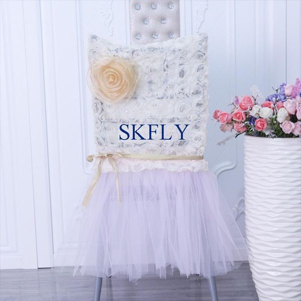 chair covers ch19a design 2021 nice wedding party champagne rosette and white tulle cover with rose flower
chair covers ch19a design 2021 nice wedding party champagne rosette and white tulle cover with rose flower