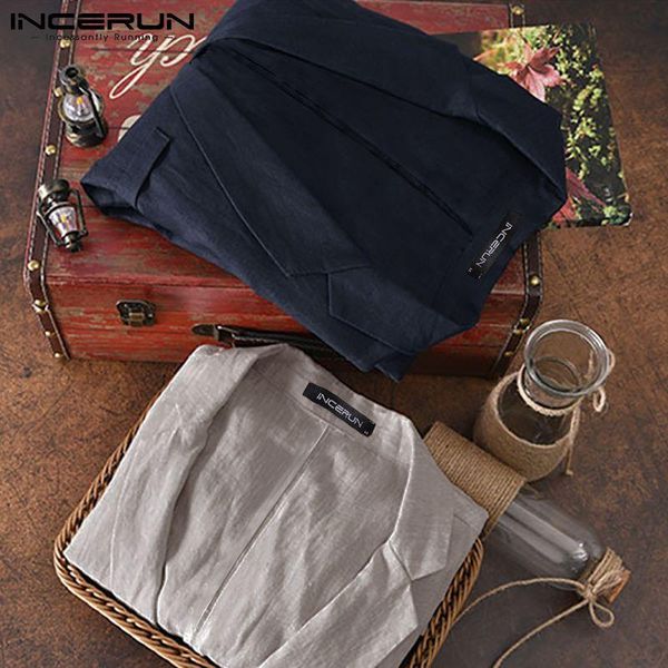 men's suits & blazers handsome 2021 blazer casual streetwear solid color suit fashionable clothes full stylish jackets s-5xl incerun, White;black
men's suits & blazers handsome 2021 blazer casual streetwear solid color suit fashionable clothes full stylish jackets s-5xl incerun, White;black