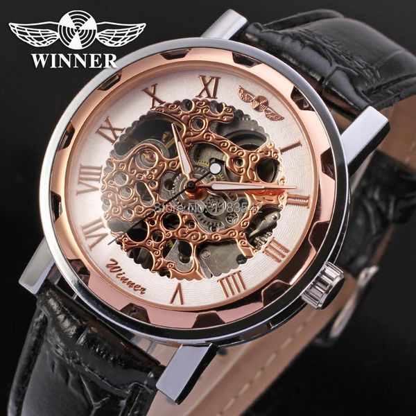 winner watch mechanical for men black leather band wrg8008m3t3 wristwatches, Slivery;brown
winner watch mechanical for men black leather band wrg8008m3t3 wristwatches, Slivery;brown