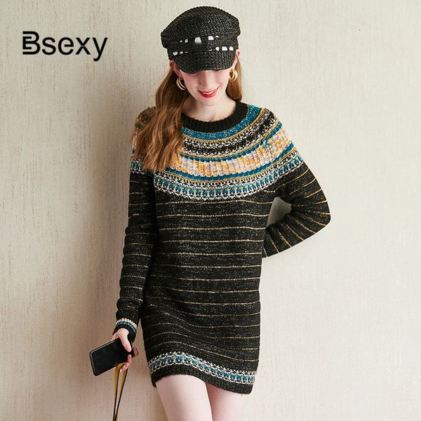 dresses winter loose sweater runway designer lurex striped army green women knitted jumper dress, Black;gray
dresses winter loose sweater runway designer lurex striped army green women knitted jumper dress, Black;gray
