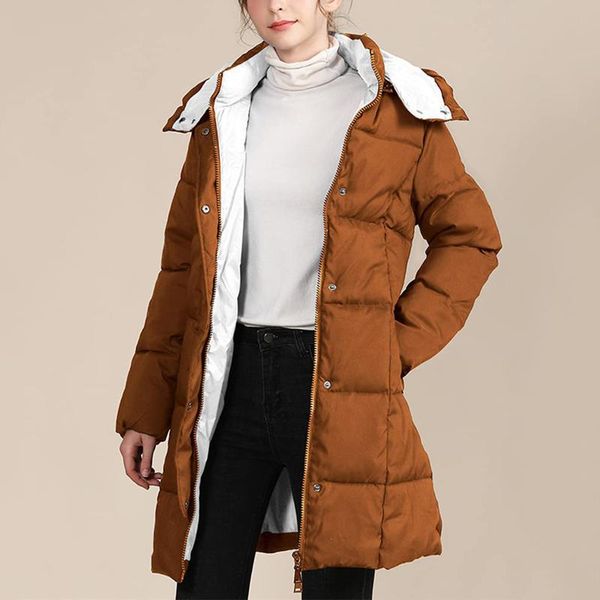 women's down & parkas 2021 winter womens long coat solid color casual zipper hooded thicken warm quilted jacketwith pockets outwear a40, Black
women's down & parkas 2021 winter womens long coat solid color casual zipper hooded thicken warm quilted jacketwith pockets outwear a40, Black