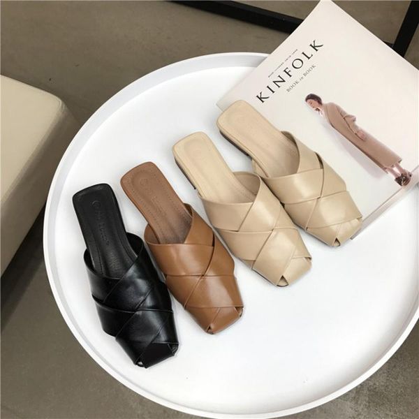 cross-tied mules ladies shoes knitted babouche women square toe slides comfort zapatos mujer 2021 spring korean selling slippers, Black
cross-tied mules ladies shoes knitted babouche women square toe slides comfort zapatos mujer 2021 spring korean selling slippers, Black