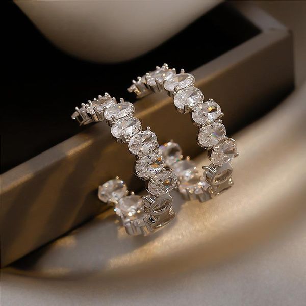 hoop & huggie minar dainty bling rhinestone c shape earring for women female gold color alloy circle geometrical earrings oorbellen, Golden;silver
hoop & huggie minar dainty bling rhinestone c shape earring for women female gold color alloy circle geometrical earrings oorbellen, Golden;silver