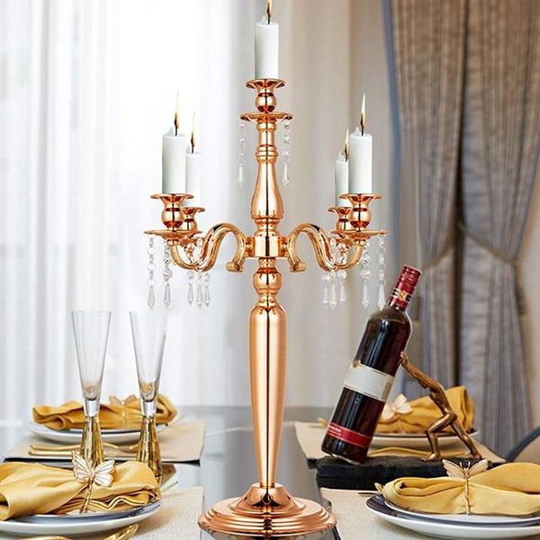 candle holders candelabra 5 arm gold luxury holder tall for wedding with crystal pendant 25.2" height stands 476
candle holders candelabra 5 arm gold luxury holder tall for wedding with crystal pendant 25.2" height stands 476