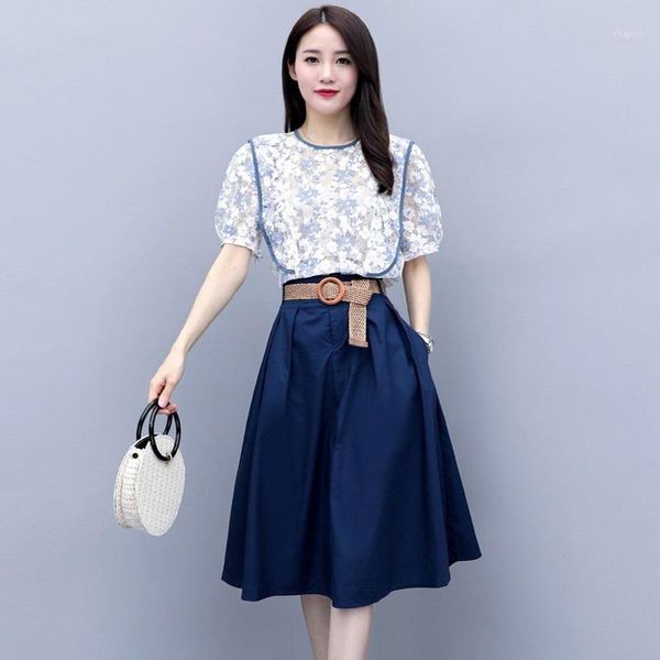 two piece dress runway fashion elegant a-line skirt suit 2021 summer lace out blouse shirt and high waist knee length skirts 2 set women, White
two piece dress runway fashion elegant a-line skirt suit 2021 summer lace out blouse shirt and high waist knee length skirts 2 set women, White