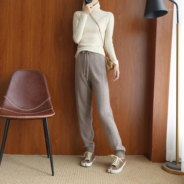long trousers soft warm fiool fall winter casual 100% wool moss stitch knit pencil pants must have women slim look a women's & capris, Black;white
long trousers soft warm fiool fall winter casual 100% wool moss stitch knit pencil pants must have women slim look a women's & capris, Black;white