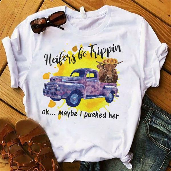 funny heifers be trippin womens t shirts printed tee clothes graphic, White
funny heifers be trippin womens t shirts printed tee clothes graphic, White