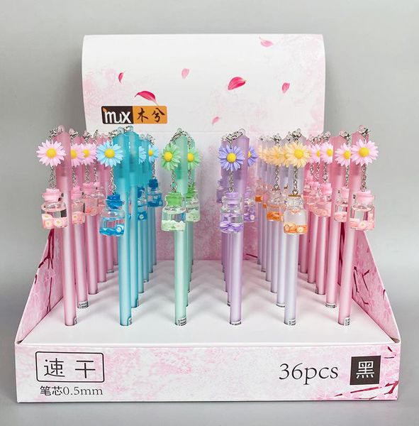 gel pens 36 pcs/lot kawaii daisy pendant pen cute 0.5mm black ink signature promotional gift stationery school supplies
gel pens 36 pcs/lot kawaii daisy pendant pen cute 0.5mm black ink signature promotional gift stationery school supplies
