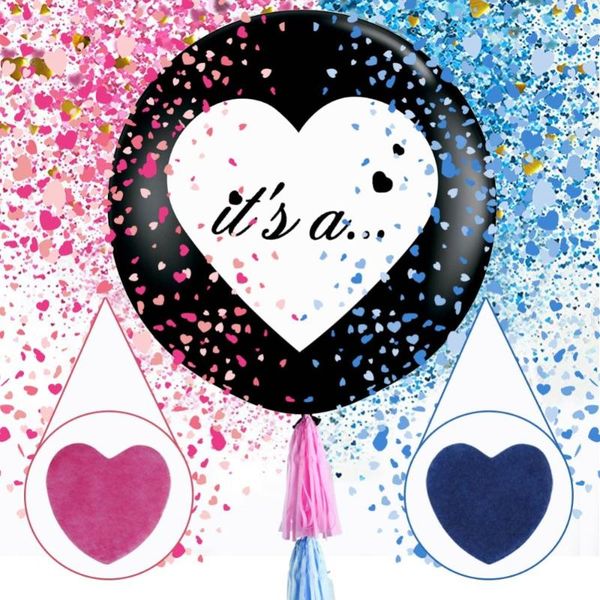party decoration ourwarm 36inch big black gender reveal latex balloons confetti air balloon for baby
party decoration ourwarm 36inch big black gender reveal latex balloons confetti air balloon for baby