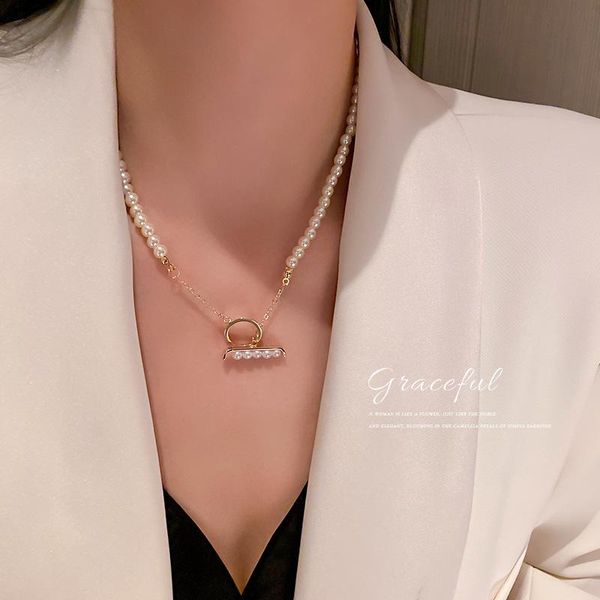 fashion and simple personality choker t - shaped pearl necklace temperament design sense of pendant necklaces, Silver
fashion and simple personality choker t - shaped pearl necklace temperament design sense of pendant necklaces, Silver
