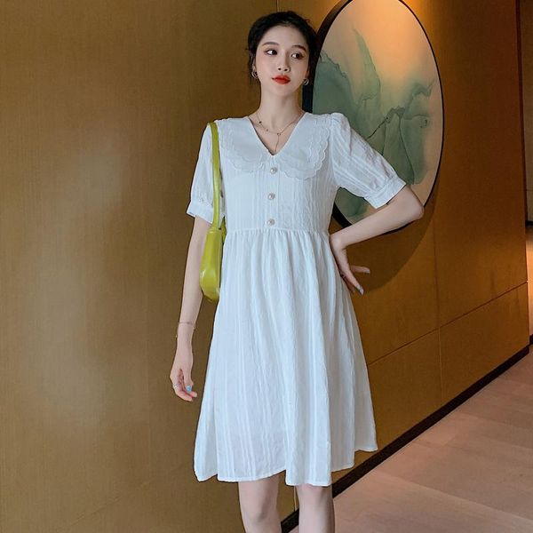 618# summer korean fashion maternity dress chic ins a line slim waist clothes for pregnant women elegant white cotton pregnancy dresses
618# summer korean fashion maternity dress chic ins a line slim waist clothes for pregnant women elegant white cotton pregnancy dresses