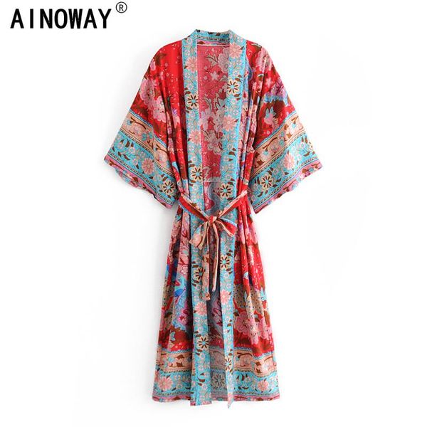 boho peacock red print bat sleeve women beach bohemian kimono robe ladies v neck cover-up happie dress vestidos casual dresses, Black;gray
boho peacock red print bat sleeve women beach bohemian kimono robe ladies v neck cover-up happie dress vestidos casual dresses, Black;gray