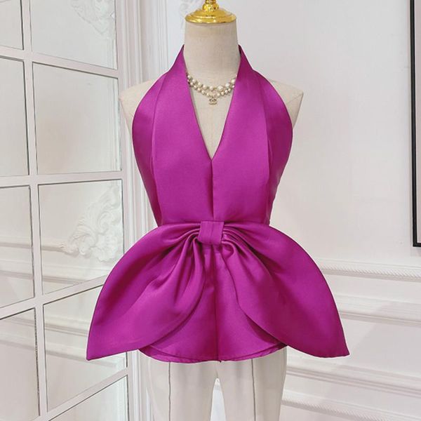 women's blouses & shirts women halter peplum vintage lady backless femme big bow ruffles, White
women's blouses & shirts women halter peplum vintage lady backless femme big bow ruffles, White
