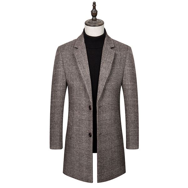2021 clothing men keep in winter slim fit plaid woolen cloth coat/male leisure long slim fit woolen cloth jackets, Black
2021 clothing men keep in winter slim fit plaid woolen cloth coat/male leisure long slim fit woolen cloth jackets, Black