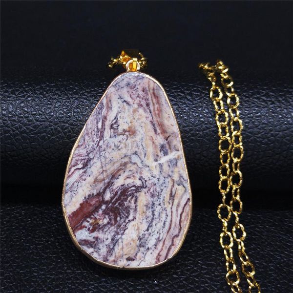 irregular stone stainless steel boho necklaces chain women gold color long necklace jewelry cadenas mujer n8s04 pendant, Silver
irregular stone stainless steel boho necklaces chain women gold color long necklace jewelry cadenas mujer n8s04 pendant, Silver