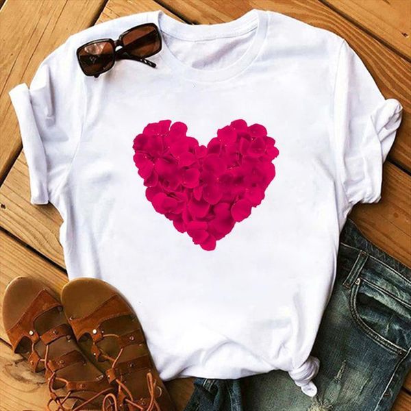 fashion rose red heart and men t shirts women flower print casual funny harajuku 90s white tumblr streetwear, White;black
fashion rose red heart and men t shirts women flower print casual funny harajuku 90s white tumblr streetwear, White;black