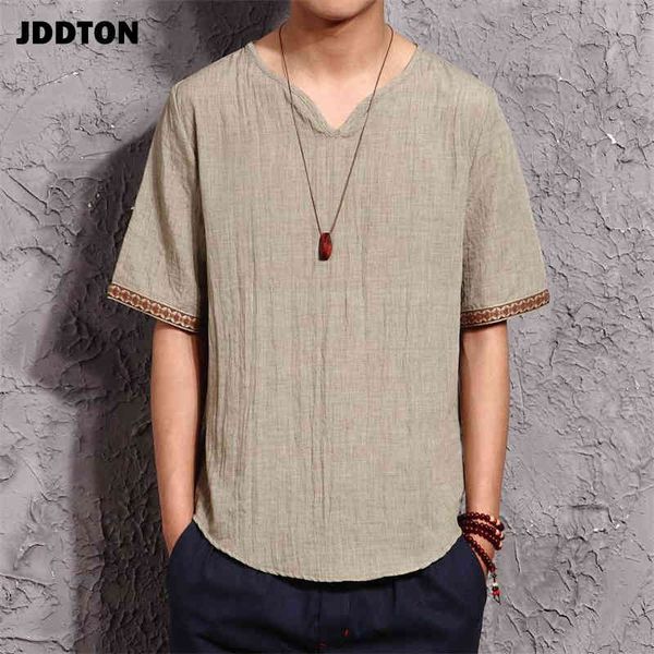 thin jddton t-shirts new slim men's chinese linen style short sleeve comfortable casual breathable t-shirt mal, White;black
thin jddton t-shirts new slim men's chinese linen style short sleeve comfortable casual breathable t-shirt mal, White;black