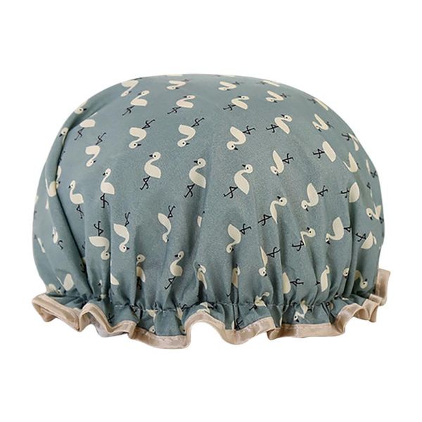 flamingo pattern shower bath caps elastic band double layers with ruffled edge covering ears hair dry bathcap for girls women
flamingo pattern shower bath caps elastic band double layers with ruffled edge covering ears hair dry bathcap for girls women