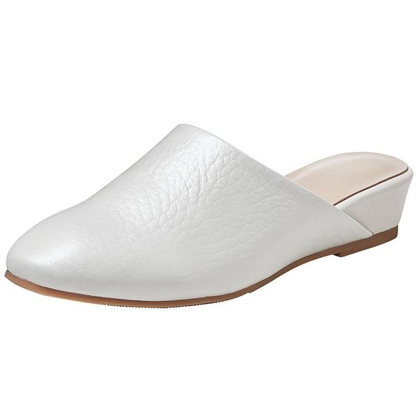slippers style women classic spring summer autumn winter modern concise genuine leather elegant round toe shoes t1, Black
slippers style women classic spring summer autumn winter modern concise genuine leather elegant round toe shoes t1, Black