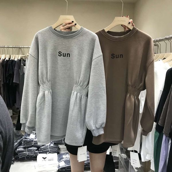 hoodies & sweatshirts hoodie women's waist guard dress autumn winter korean loose medium length plush thickened coat t, Black
hoodies & sweatshirts hoodie women's waist guard dress autumn winter korean loose medium length plush thickened coat t, Black