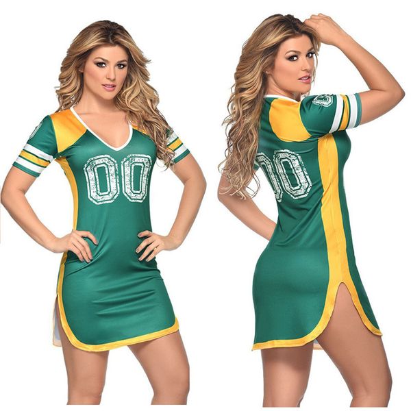 cosplay costumes cup women's team jersey football baby cheerleaders ds performance skirt, Black
cosplay costumes cup women's team jersey football baby cheerleaders ds performance skirt, Black