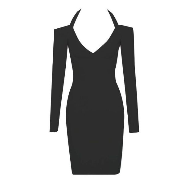 casual dresses arrival women winter bandage dress black white long sleeve vestidos v-neck celebrity evening party, Black;gray
casual dresses arrival women winter bandage dress black white long sleeve vestidos v-neck celebrity evening party, Black;gray