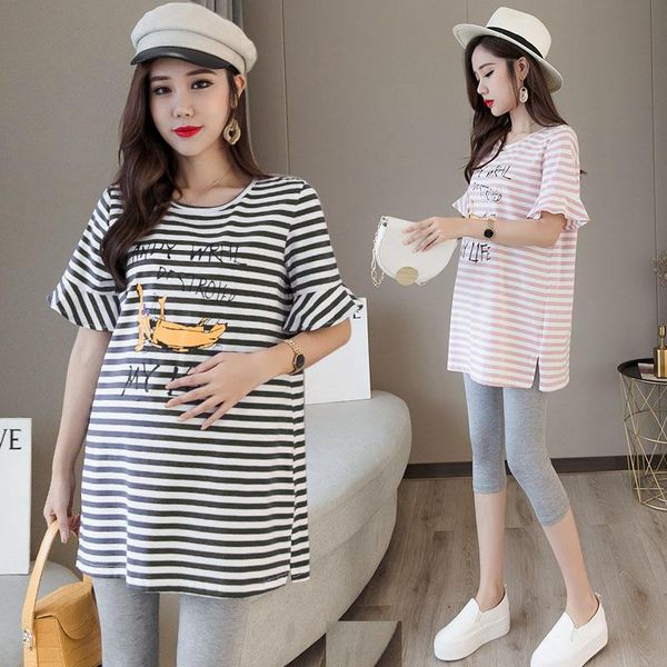 maternity & tees summer thin striped cotton t shirt cartoon printed t-shirt clothes for pregnant women pregnancy, White
maternity & tees summer thin striped cotton t shirt cartoon printed t-shirt clothes for pregnant women pregnancy, White