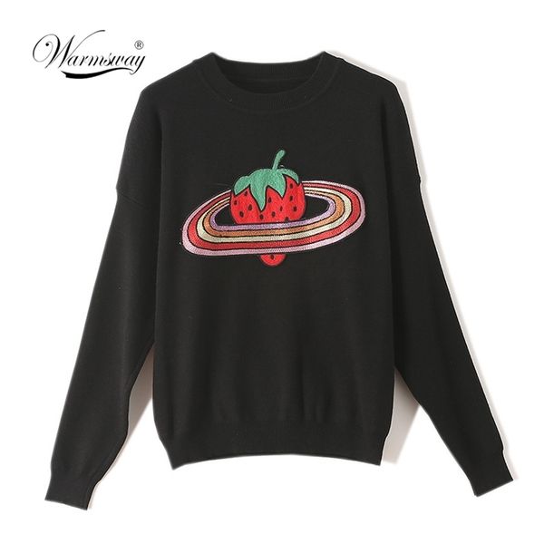 korea ulzzang sweet strawberry ufo appliques knit sweater female cute casual fashion o-necke ins pullover c-070 210522, White;black
korea ulzzang sweet strawberry ufo appliques knit sweater female cute casual fashion o-necke ins pullover c-070 210522, White;black