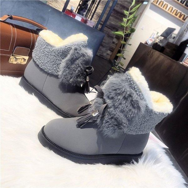 boots snow women 2021 korean version in the tube plus velvet thick winter warm cotton shoes female student short, Black
boots snow women 2021 korean version in the tube plus velvet thick winter warm cotton shoes female student short, Black