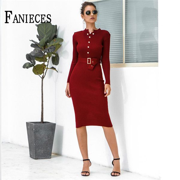 woman autumn winter long-sleeved sweaters dresses with belt office lady stand-up collar sweater dress button pencil vestidos 210520, Black;gray
woman autumn winter long-sleeved sweaters dresses with belt office lady stand-up collar sweater dress button pencil vestidos 210520, Black;gray