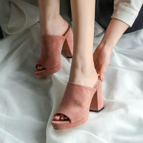 slippers women high-heeled fish mouth thick heel ladies fashion casual spring summer comfortable b63-43 jy, Black
slippers women high-heeled fish mouth thick heel ladies fashion casual spring summer comfortable b63-43 jy, Black