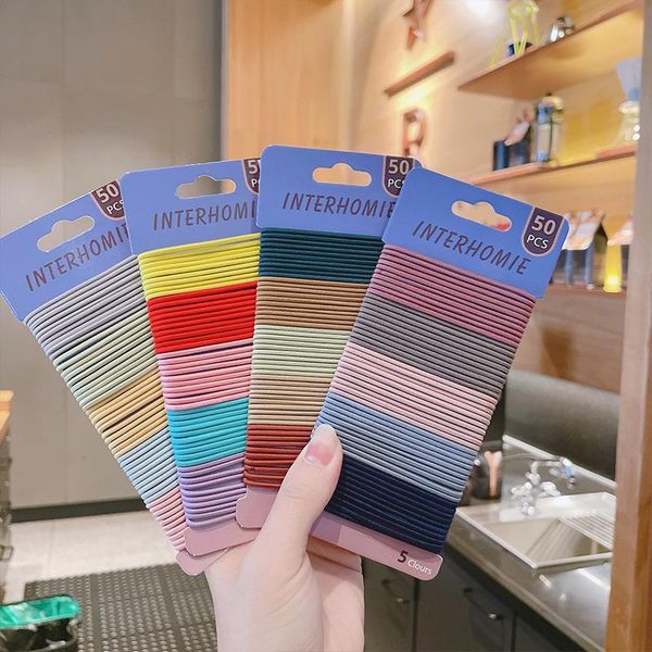 hair accessories 50pcs simple basic elastic bands ties scrunchie women girls ponytail holder rubber fashion headband, Slivery;white
hair accessories 50pcs simple basic elastic bands ties scrunchie women girls ponytail holder rubber fashion headband, Slivery;white