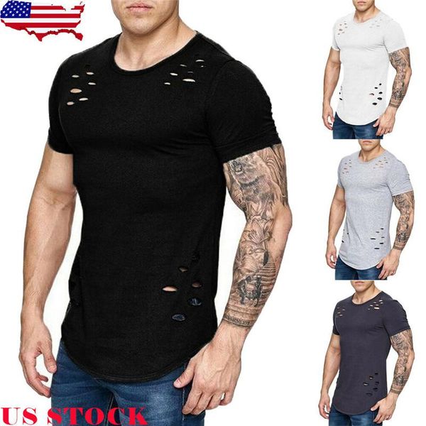 men's t-shirts uk stock men short sleeve bodybuilding muscle t-shirt casual summer hole, White;black
men's t-shirts uk stock men short sleeve bodybuilding muscle t-shirt casual summer hole, White;black