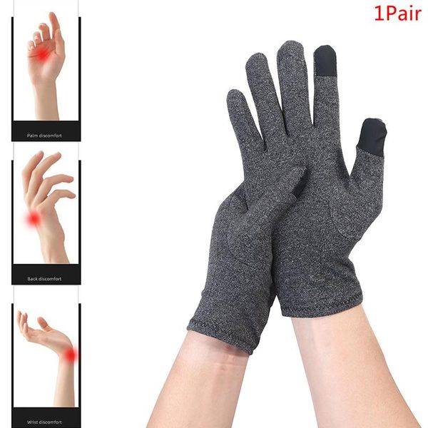 five fingers gloves 1pair women touch screen winter thermal anti-arthritis relief for phone pad, Blue;gray 
five fingers gloves 1pair women touch screen winter thermal anti-arthritis relief for phone pad, Blue;gray